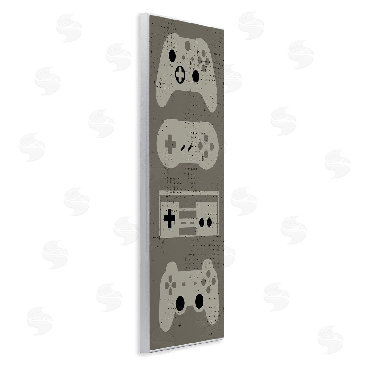 Stupell Studio Common Game Controllers Vintage Wall Plaque Art