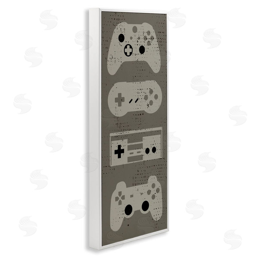 Stupell Studio | Common Game Controllers Vintage