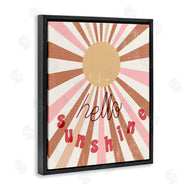 Stupell Studio | Hello Sunshine Light Bursts