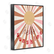 Stupell Studio | Hello Sunshine Light Bursts