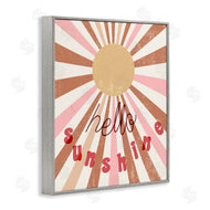 Stupell Studio | Hello Sunshine Light Bursts