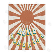 Stupell Studio | Playful Hello Sunshine Sun Burst