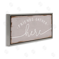Stupell Studio | Friends Gather Here Charming