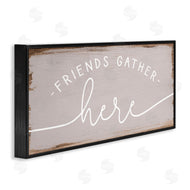 Stupell Studio | Friends Gather Here Charming