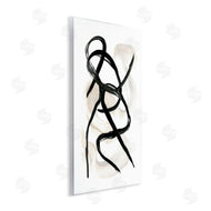 Stupell Studio | Abstract Paint Strokes Black Brown