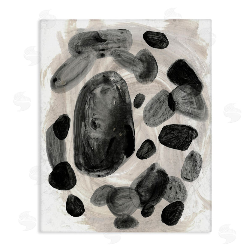 Stupell Studio | Shades of Grey Abstract Organic Shapes