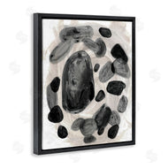 Stupell Studio | Shades of Grey Abstract Organic Shapes