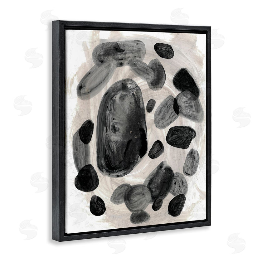 Stupell Studio | Shades of Grey Abstract Organic Shapes