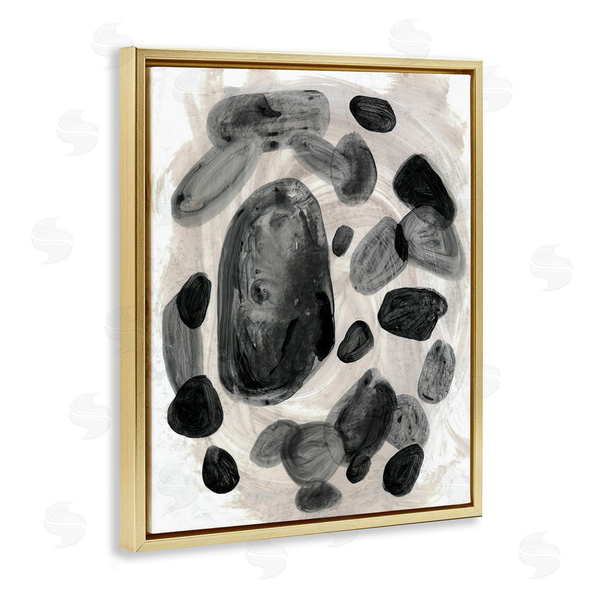 Stupell Studio | Shades of Grey Abstract Organic Shapes