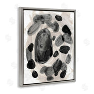 Stupell Studio | Shades of Grey Abstract Organic Shapes