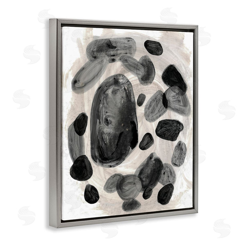 Stupell Studio | Shades of Grey Abstract Organic Shapes