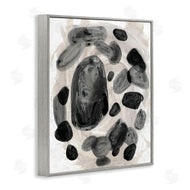 Stupell Studio | Shades of Grey Abstract Organic Shapes