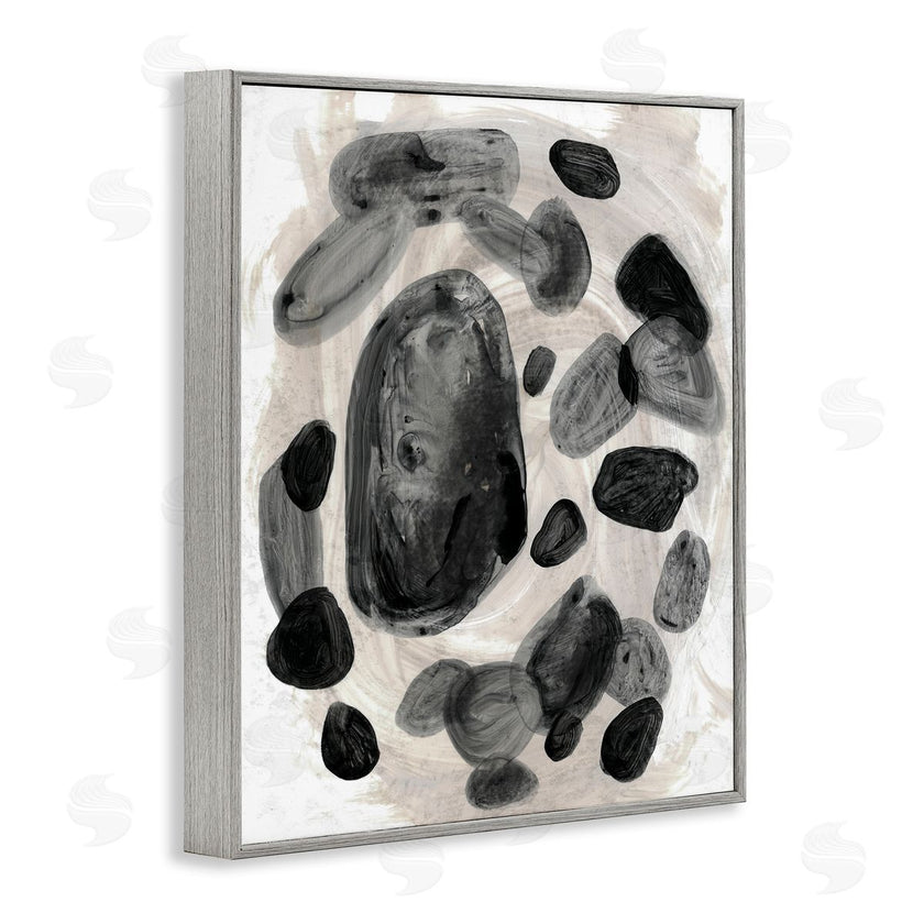 Stupell Studio | Shades of Grey Abstract Organic Shapes