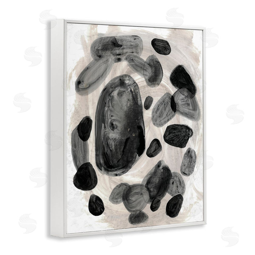 Stupell Studio | Shades of Grey Abstract Organic Shapes