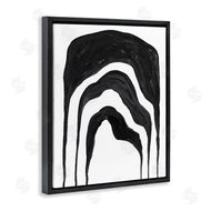 Stupell Studio | Abstract Black Arches Smoke Shape
