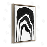 Stupell Studio | Abstract Black Arches Smoke Shape