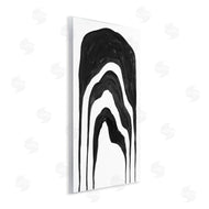 Stupell Studio | Abstract Black Arches Smoke Shape