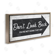 Stupell Studio | Don't Look Back Forward Facing Arrow