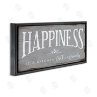 Stupell Studio | Happiness is A Full Kitchen Phrase