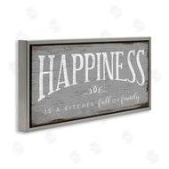 Stupell Studio | Happiness is A Full Kitchen Phrase