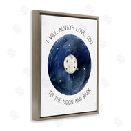 Stupell Studio | Moon and Back Romantic Night Constellation