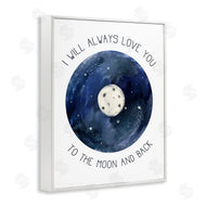 Stupell Studio | Moon and Back Romantic Night Constellation