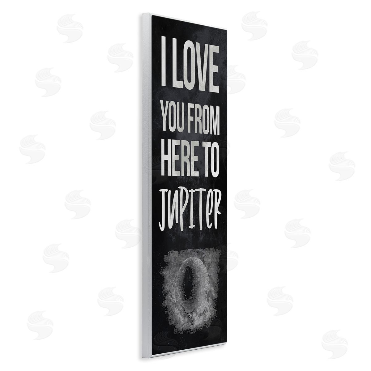Stupell Studio Love You To Jupiter Romantic Phrase Wall Plaque Art