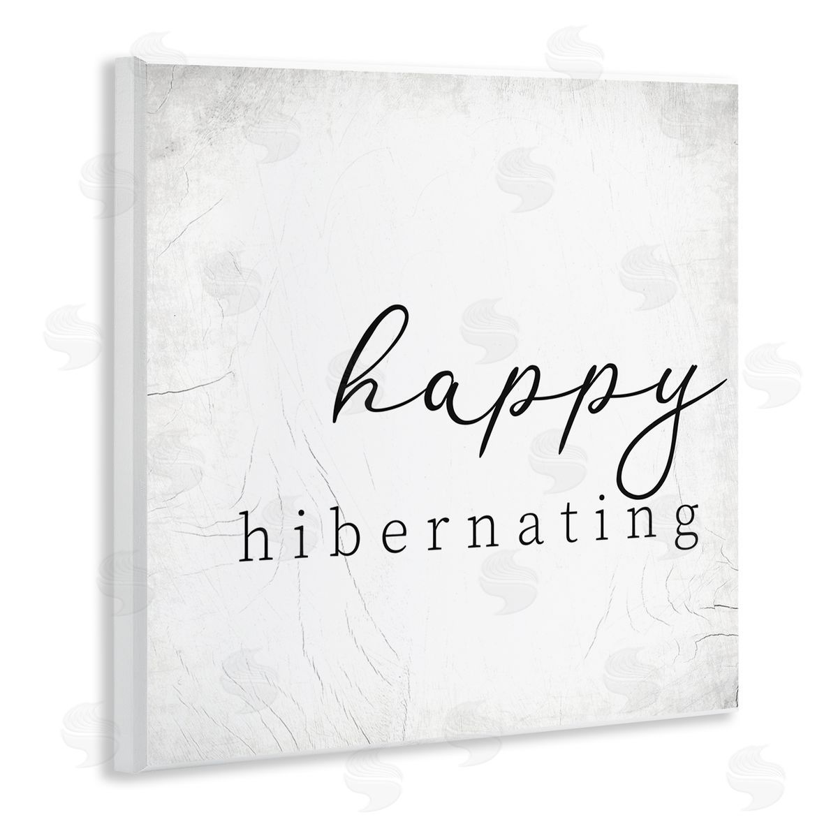 Happy Hibernating Rustic Winter Wood Plaque Wall Art, Home Decor by Stupell Studio