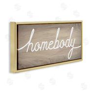Stupell Studio | Charming Homebody Cursive Text