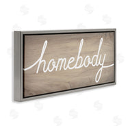 Stupell Studio | Charming Homebody Cursive Text