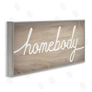 Stupell Studio | Charming Homebody Cursive Text