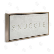 Stupell Studio | Snuggle Text Minimal Distressed Paint