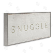 Stupell Studio | Snuggle Text Minimal Distressed Paint
