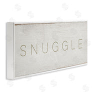 Stupell Studio | Snuggle Text Minimal Distressed Paint