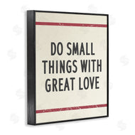 Stupell Studio | Do Things with Love Red Stripe