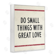 Stupell Studio | Do Things with Love Red Stripe