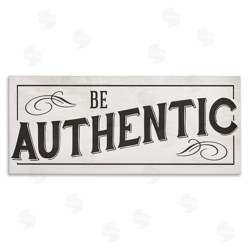 Stupell Studio | Be Authentic Bold Typography Swirls