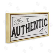 Stupell Studio | Be Authentic Bold Typography Swirls