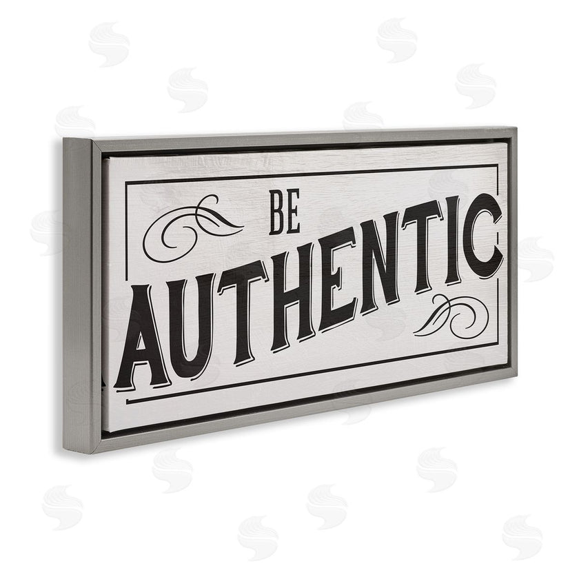 Stupell Studio | Be Authentic Bold Typography Swirls
