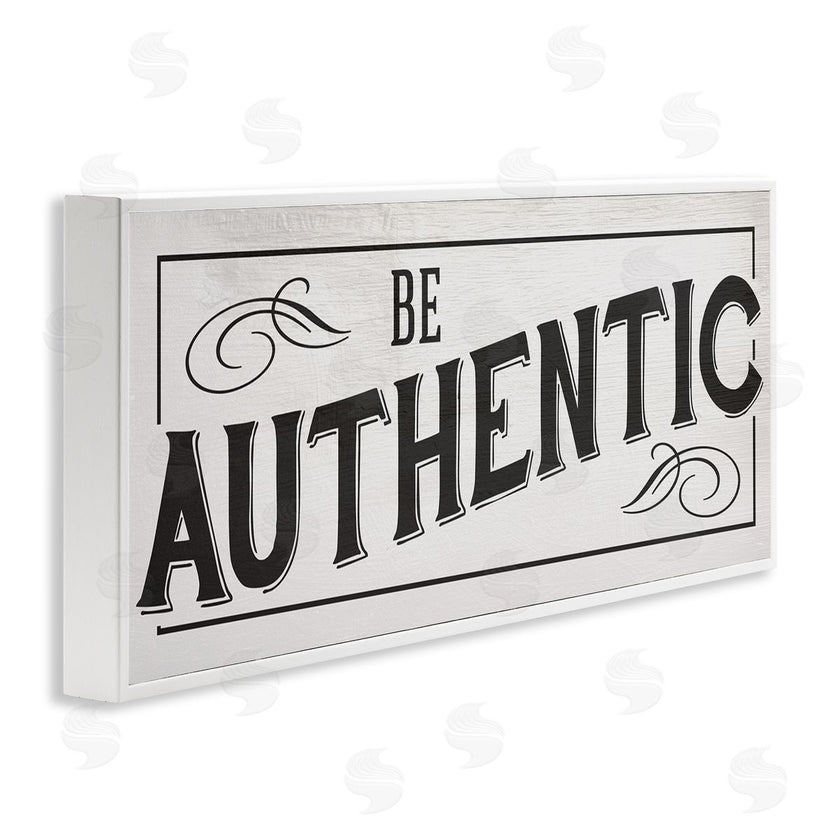 Stupell Studio | Be Authentic Bold Typography Swirls
