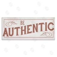 Stupell Studio | Be Authentic Soft Red Typography