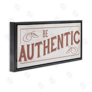 Stupell Studio | Be Authentic Soft Red Typography