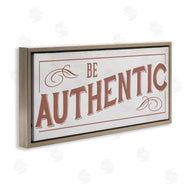 Stupell Studio | Be Authentic Soft Red Typography