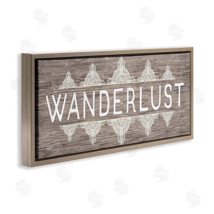 Stupell Studio | Rustic Wanderlust Paisley Pattern