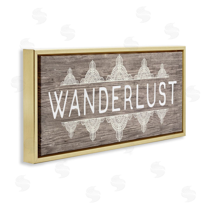 Stupell Studio | Rustic Wanderlust Paisley Pattern