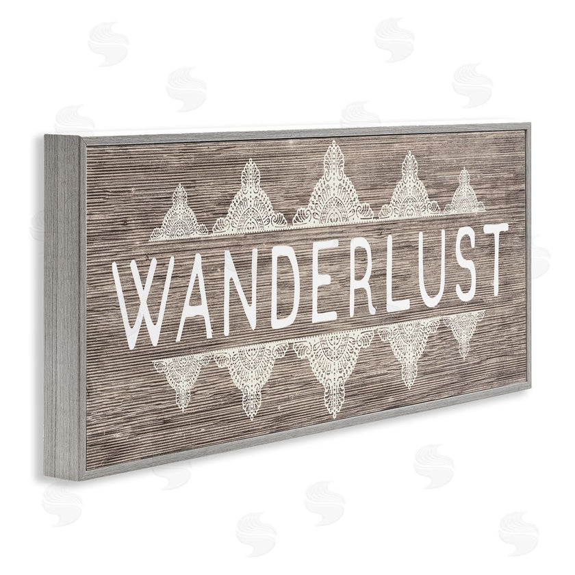 Stupell Studio | Rustic Wanderlust Paisley Pattern
