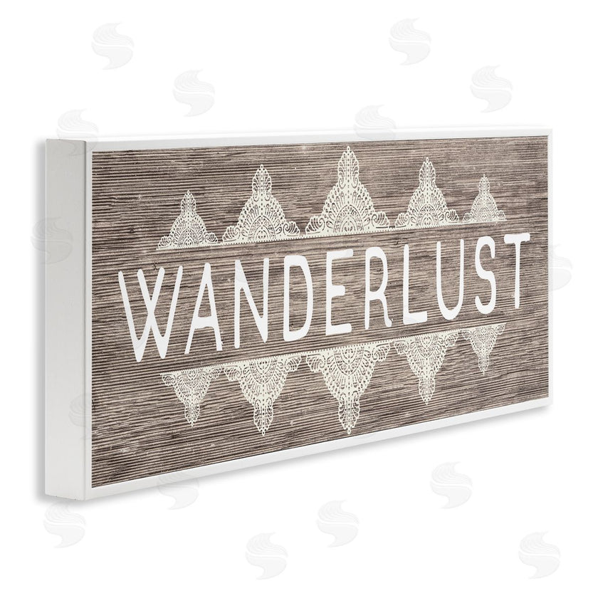 Stupell Studio | Rustic Wanderlust Paisley Pattern