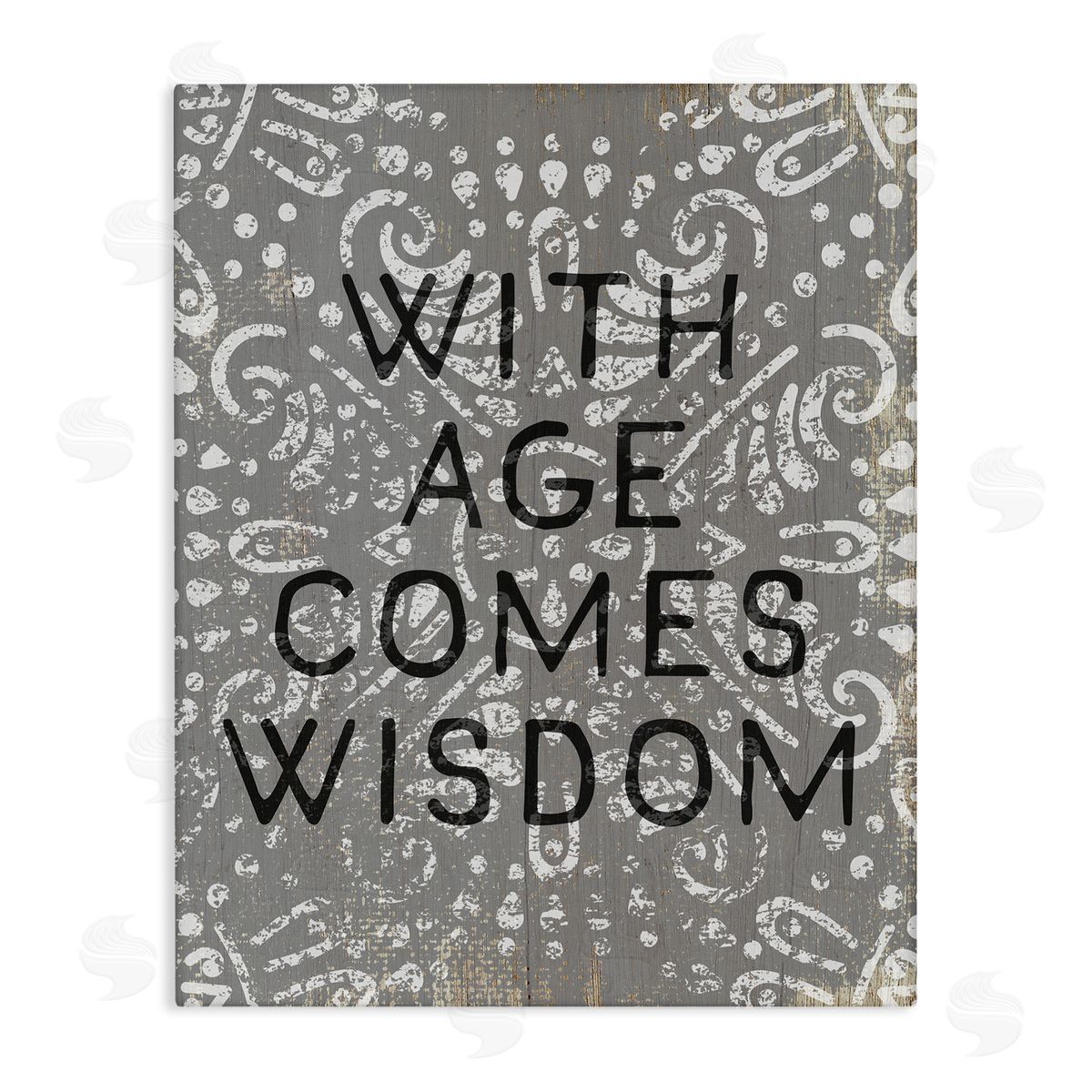 Stupell Studio With Age Comes Wisdom Boho Canvas Wall Art