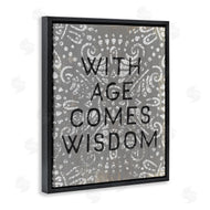 Stupell Studio | With Age Comes Wisdom Boho
