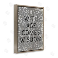Stupell Studio | With Age Comes Wisdom Boho